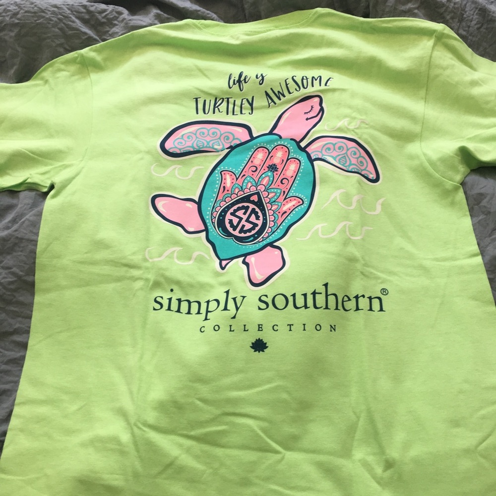 NWT Simply Southern T “Life is Turtley Awesome”